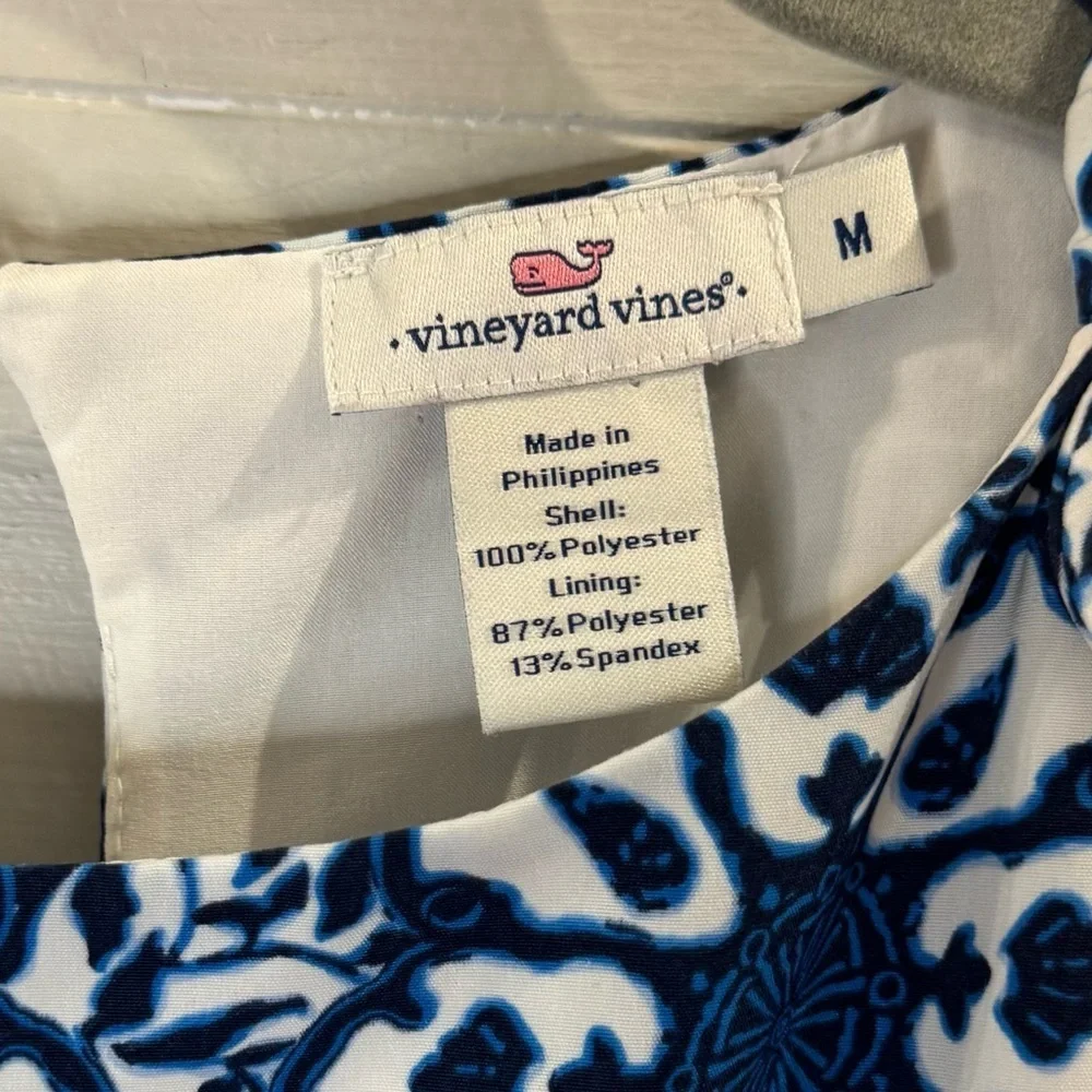 Vineyard Vines | Girls Tile Medallion Print Romper Size Medium